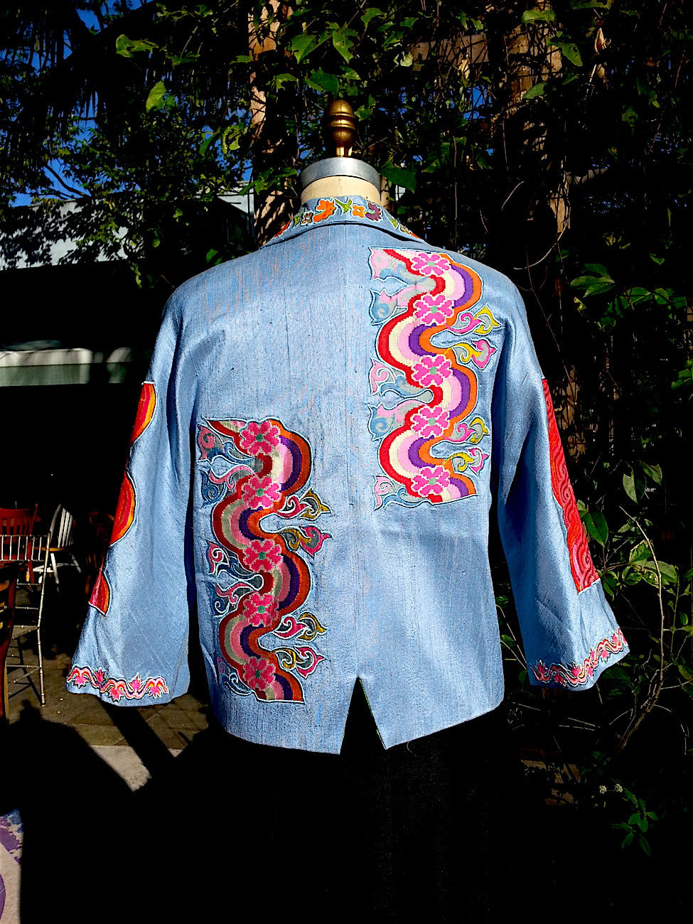 Couture Cut Peace Jacket Baby Blue