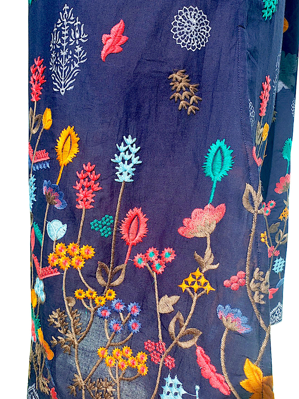 Hand Embroidered Cotton Dress