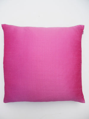 Burmese Silk Pillow Hot Pink