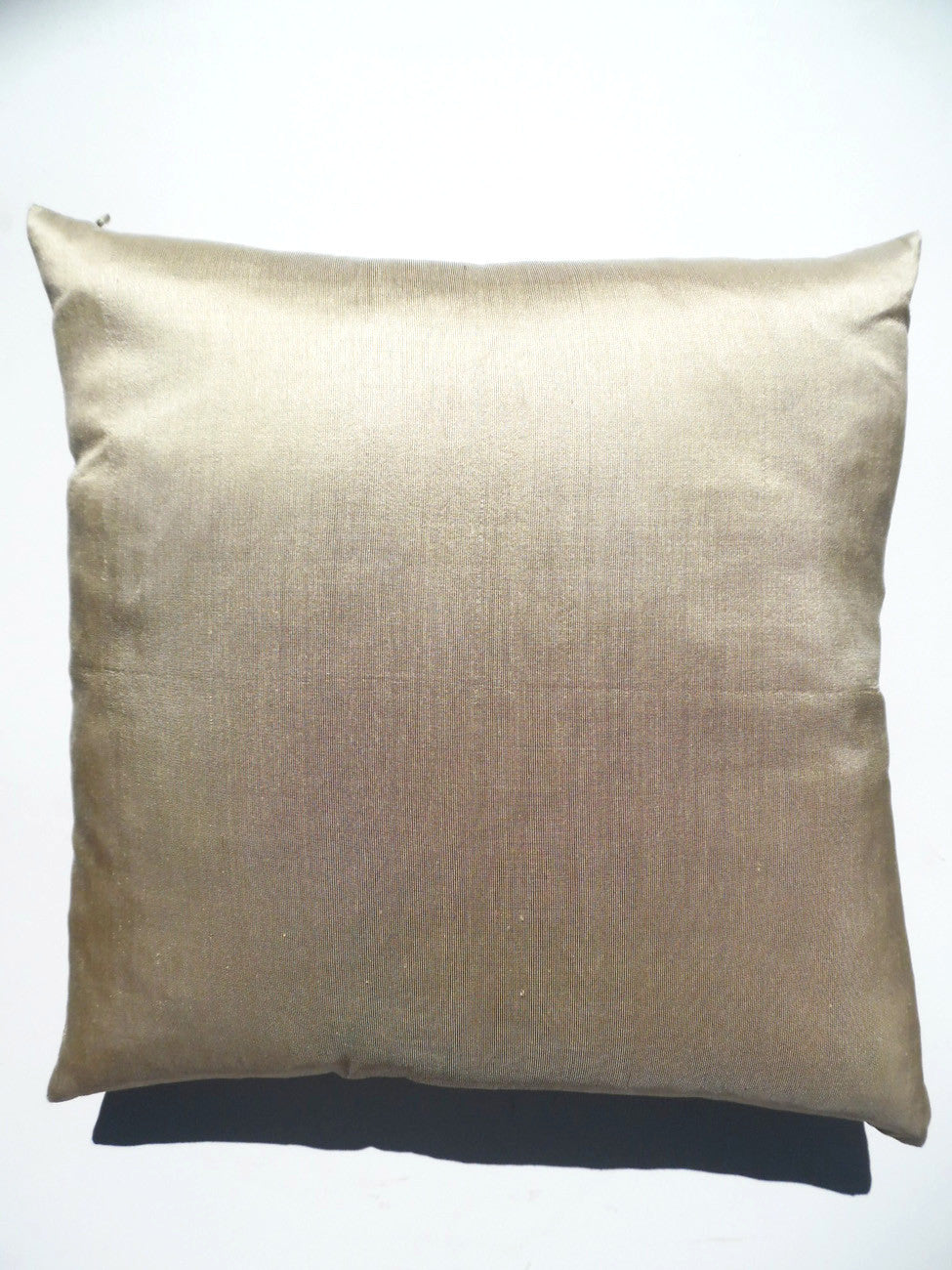Thai Silk Modern Ikat Pillow Amethyst on Celadon