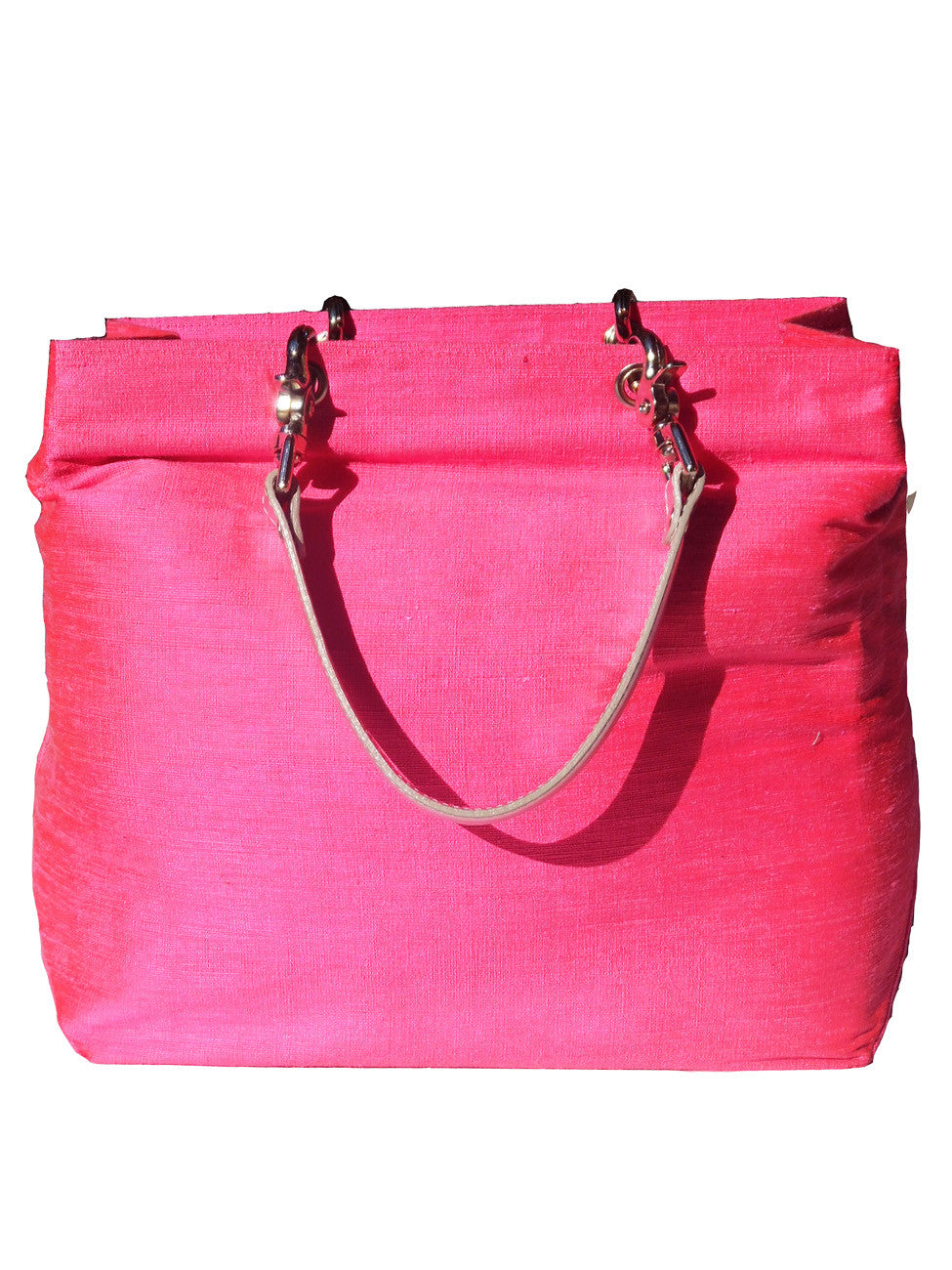 Silk Tote Bags In Assorted Colors