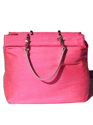 Silk Tote Bags In Assorted Colors