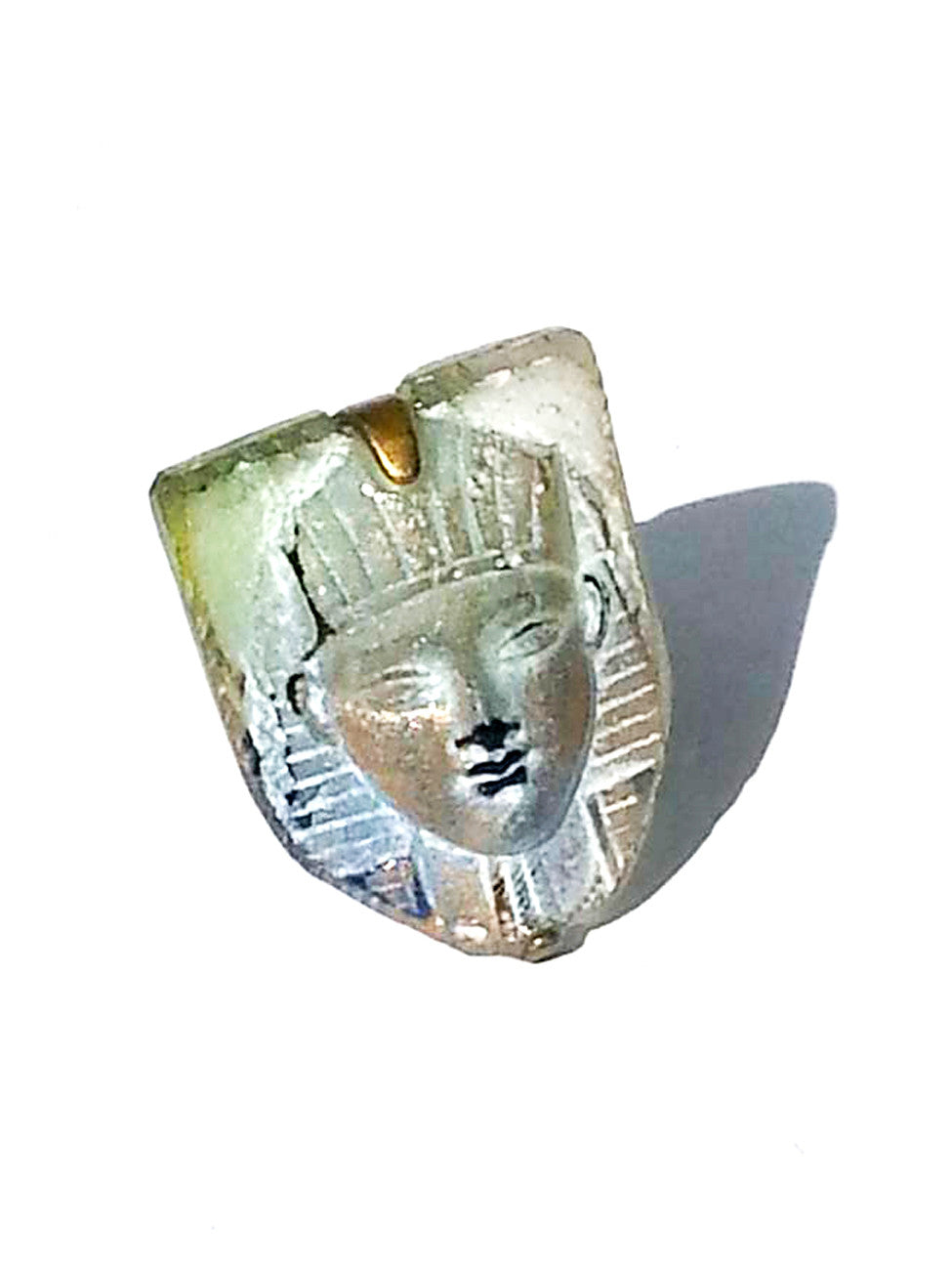 Ring Hand Cast French Glass Egyptian
