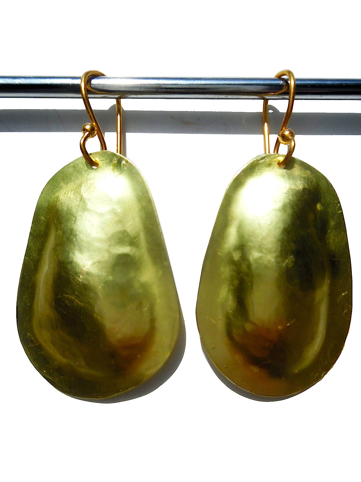 Earrings Small Drop Gold On Brass