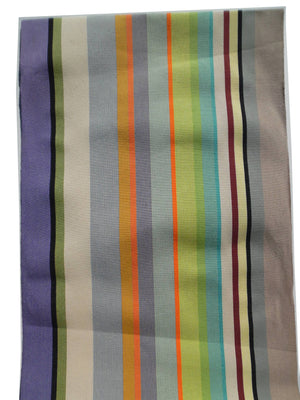 French Cotton Canvas Striped Textile Pastel