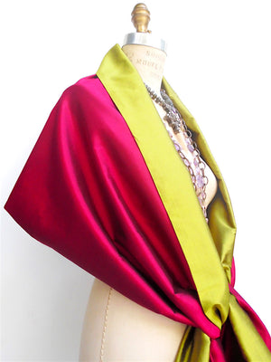 Double Sided Evening Shawl Garnet Combinations